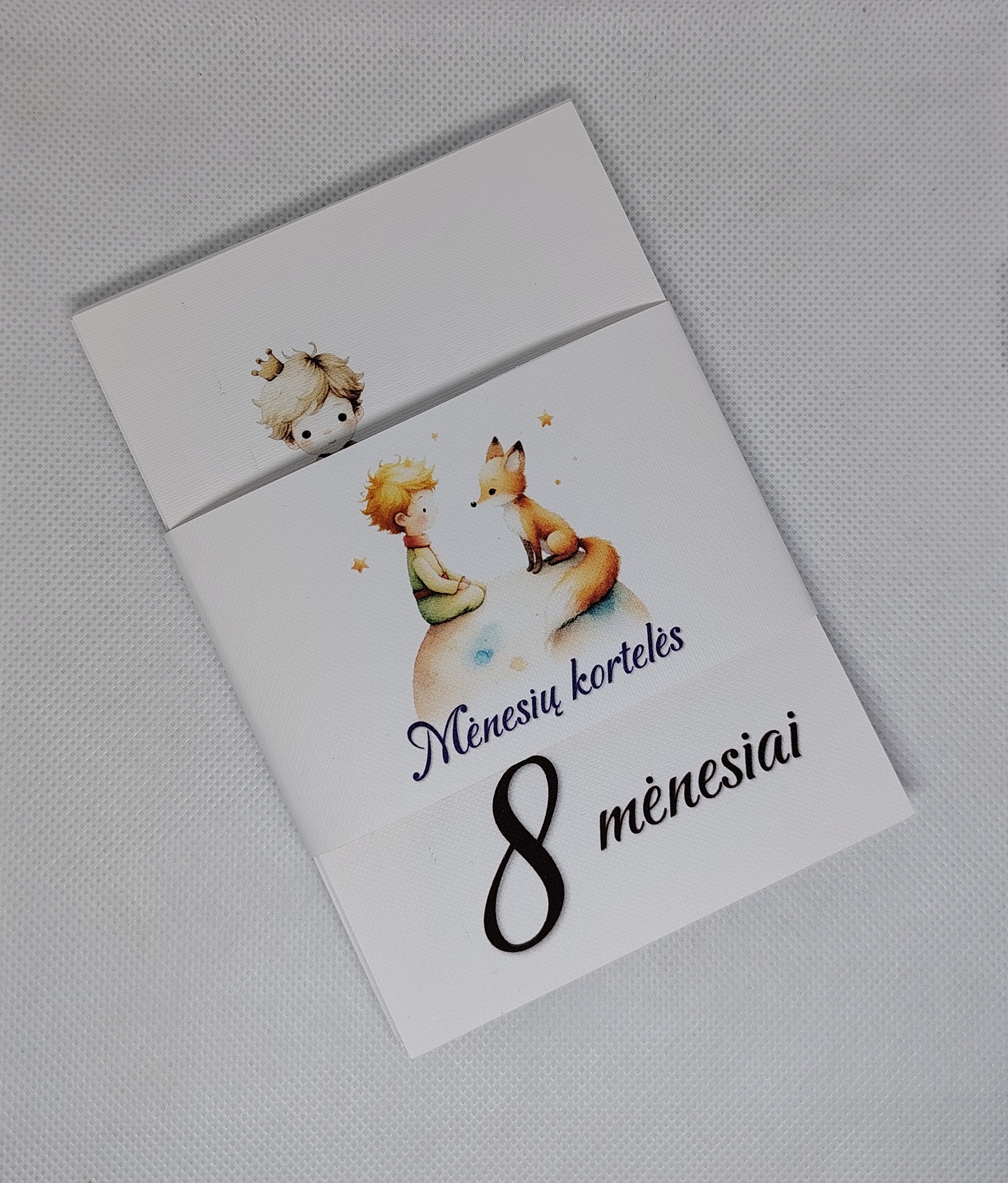 Kūdikio mėnesių kortelės "Mažasis princas"
