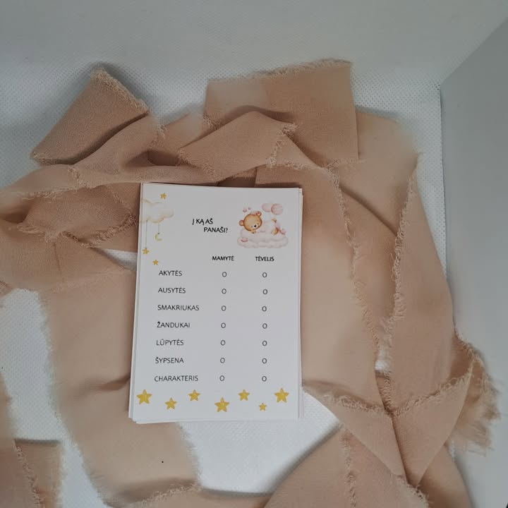 Žaidimas "Į ką aš panašus?" mergaitei