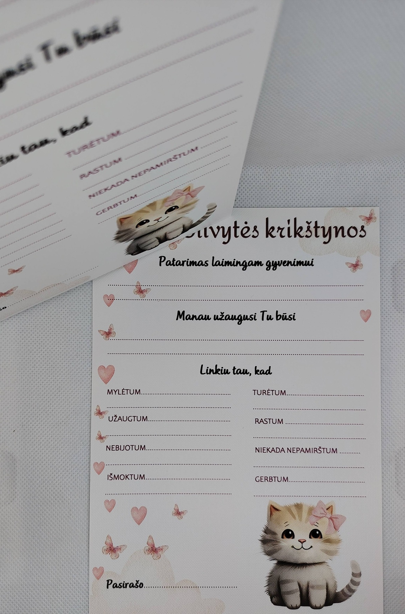 Krikštynų žaidimas OLIVIJA