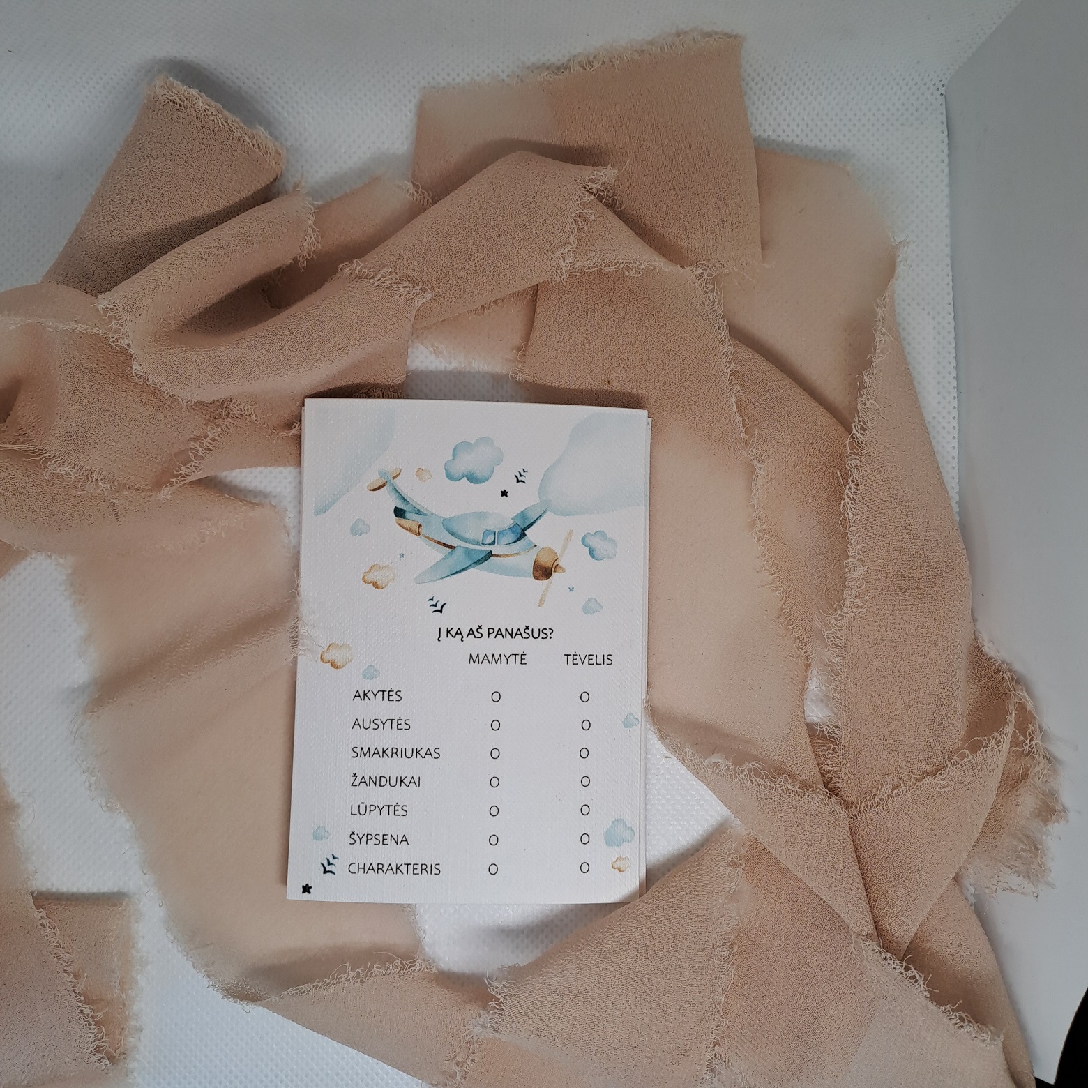 Žaidimas "Į ką aš panašus?" berniukui