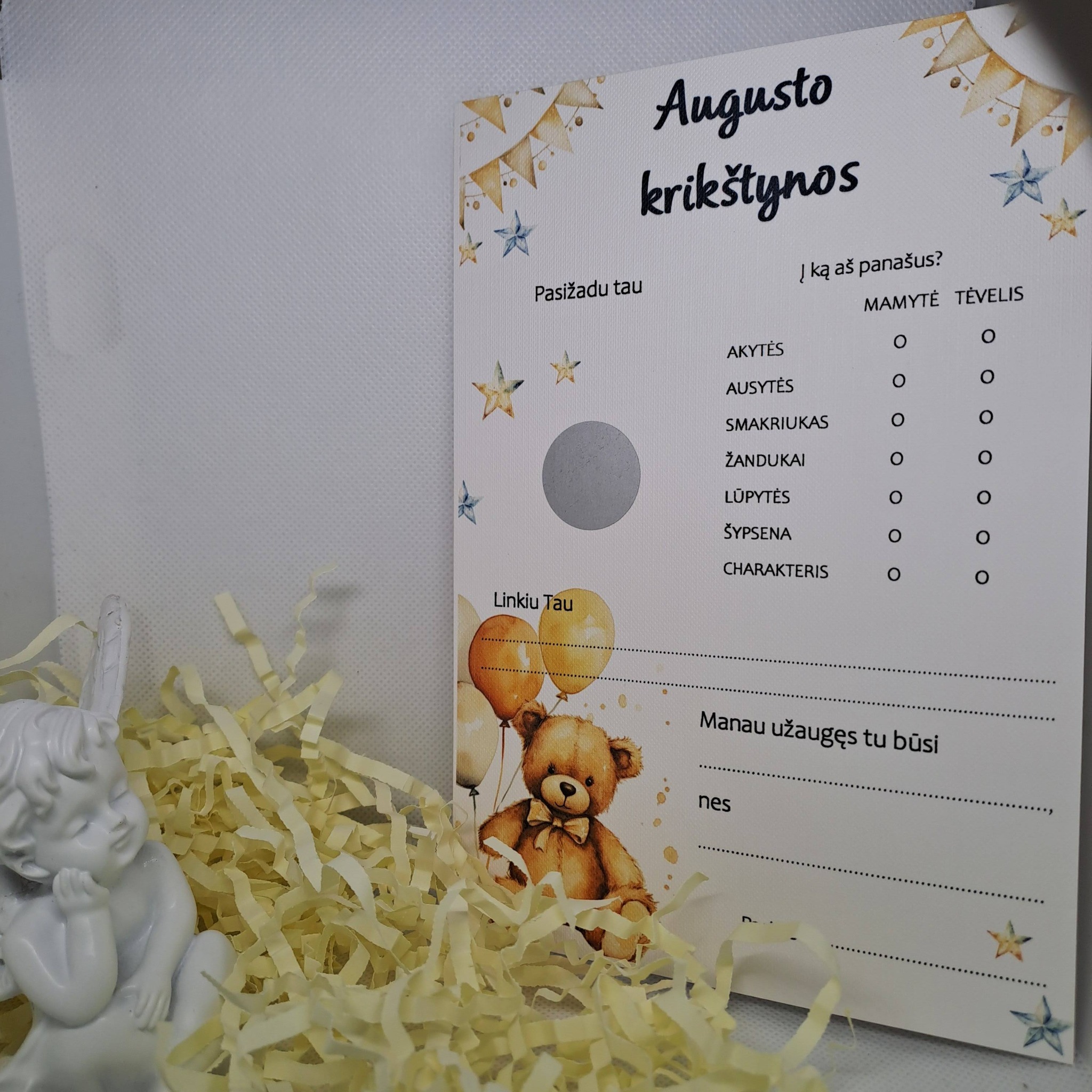 Krikštynų žaidimas AUGUSTAS