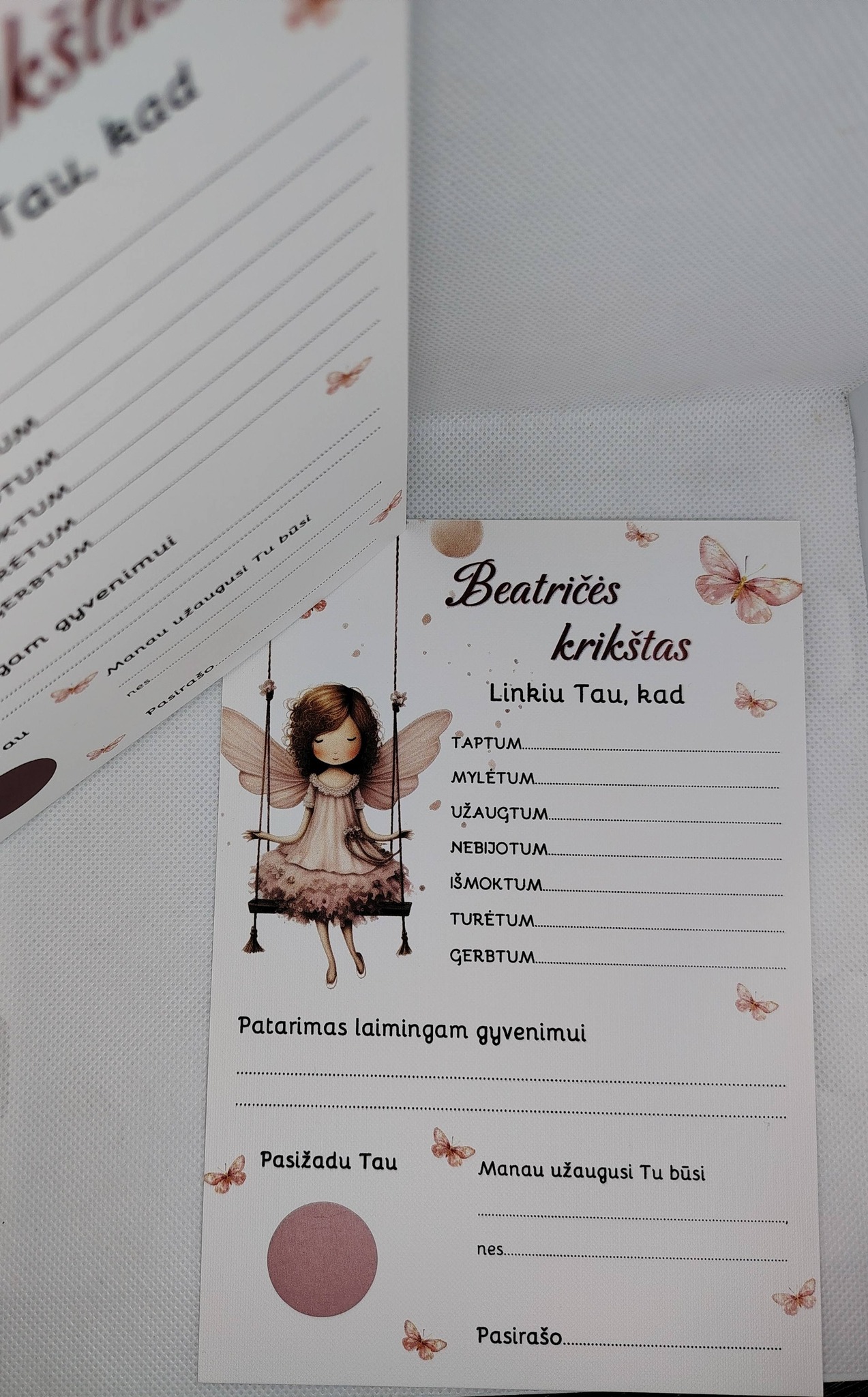 Krikštynų žaidimas BEATRIČĖ