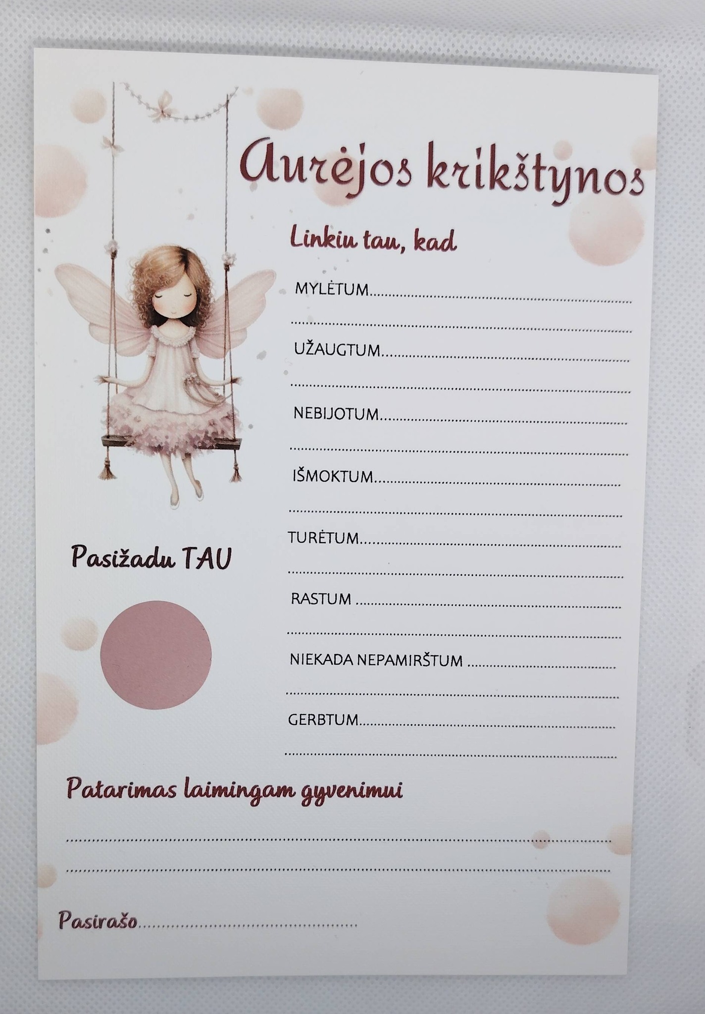 Krikštynų žaidimas AURĖJA