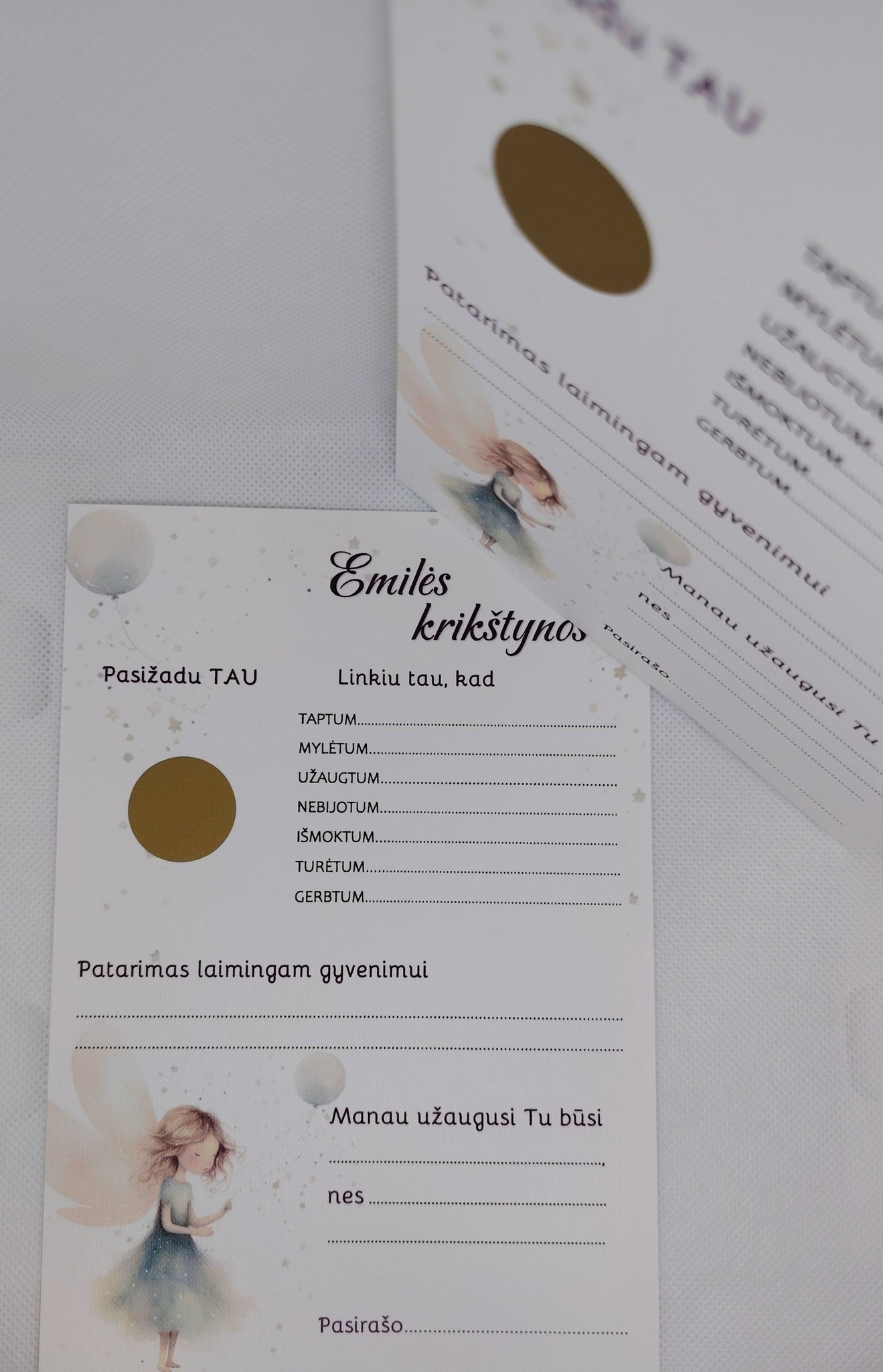 Krikštynų žaidimas EMILĖ