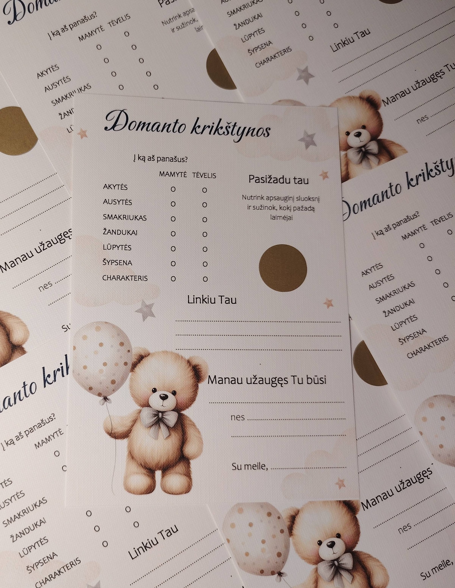 Krikštynų žaidimas DOMANTAS