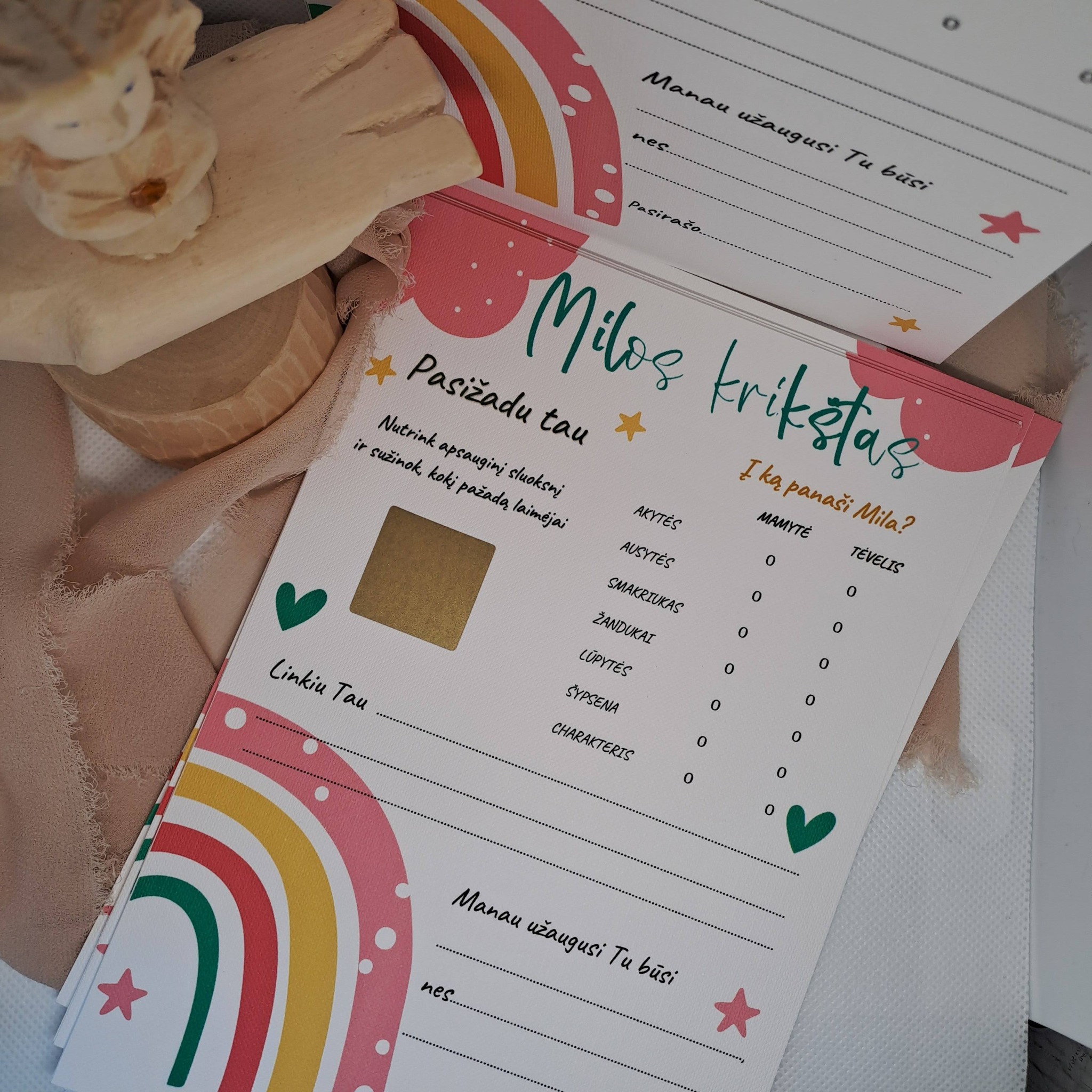 Krikštynų žaidimas MILA