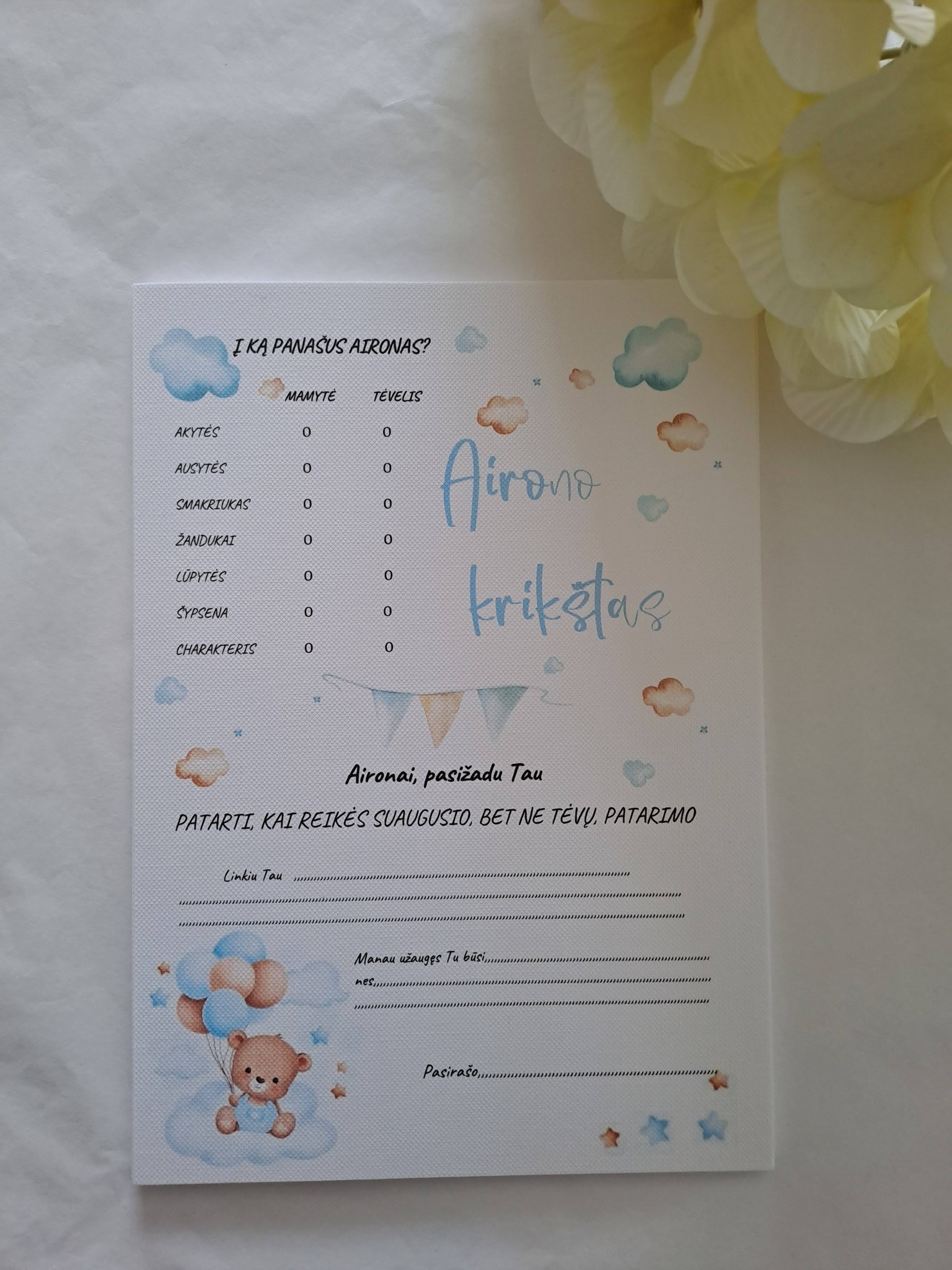 Krikštynų žaidimas AIRONAS