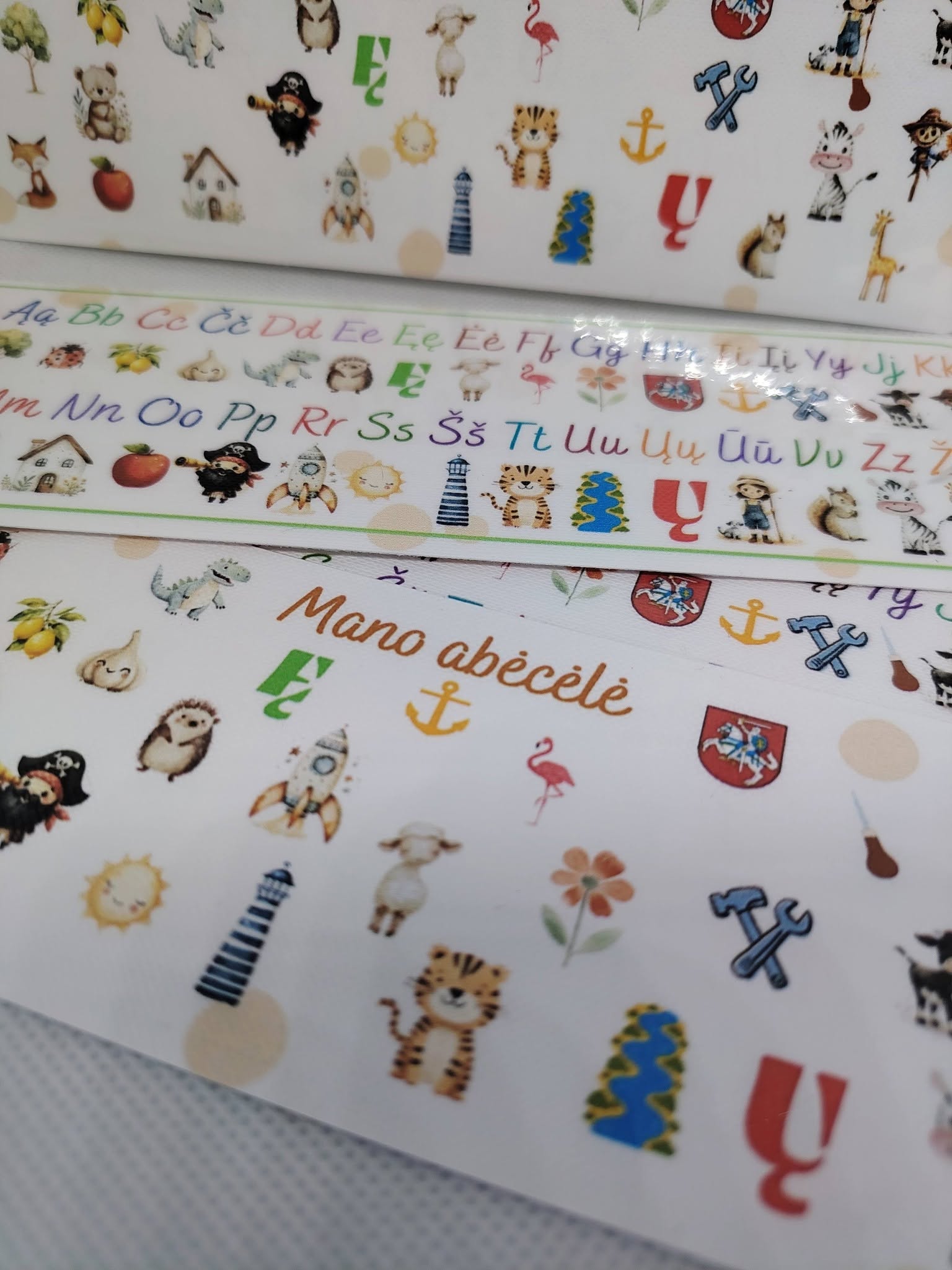 Knygų skirtukas LIETUVIŠKA ABĖCĖLĖ