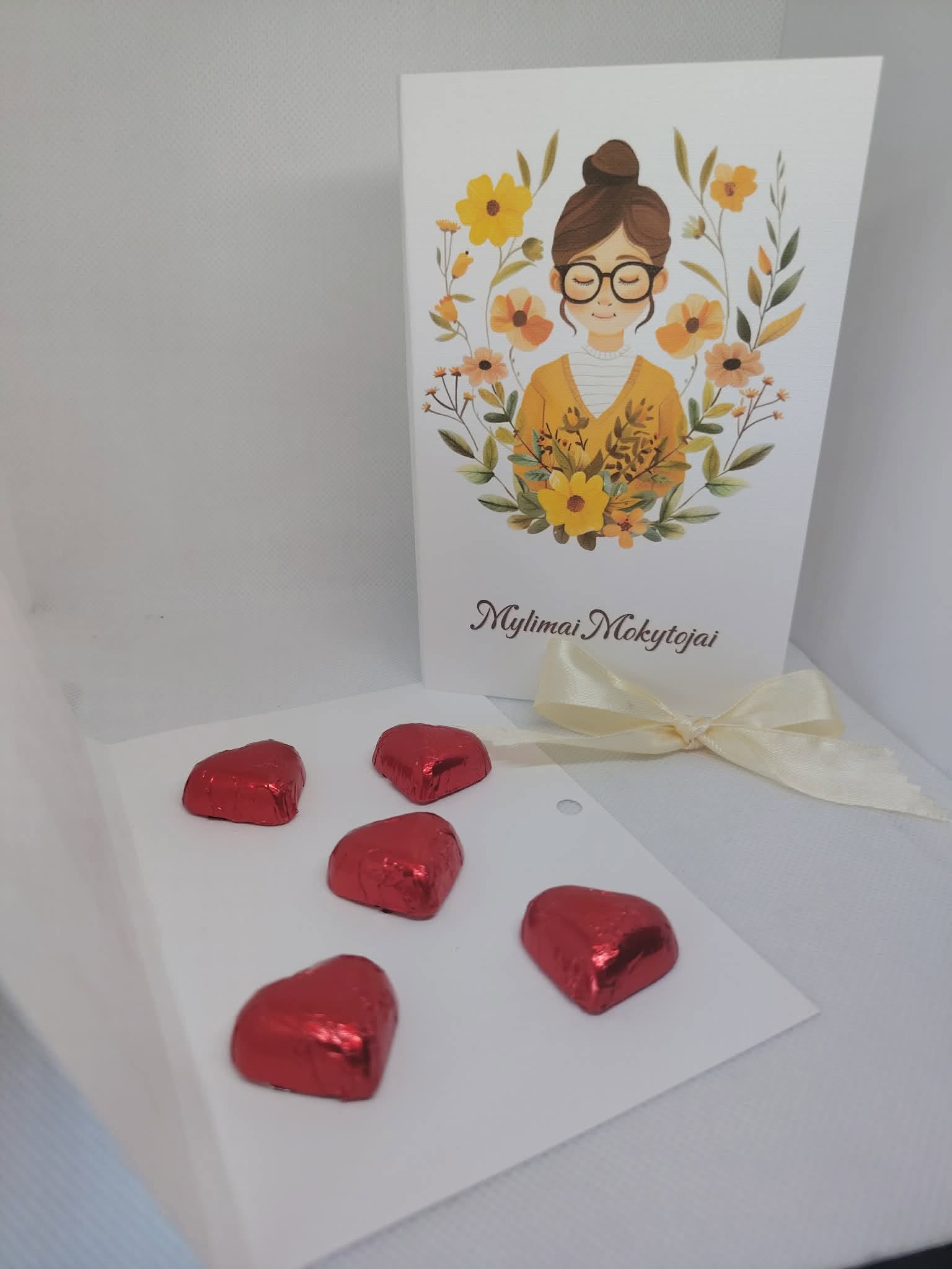 Sveikinimo atvirukas Mokytojų dienos proga